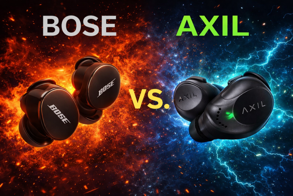 Bose vs AXIL Earbuds.