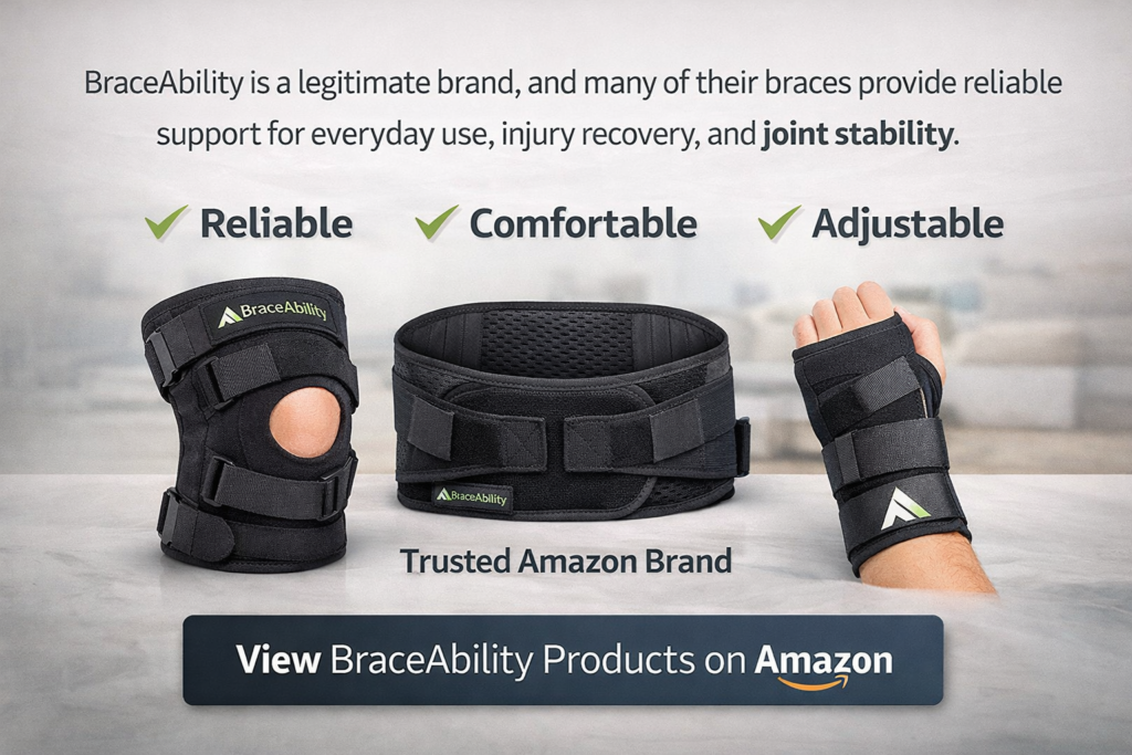 View BraceAbility products on Amazon.