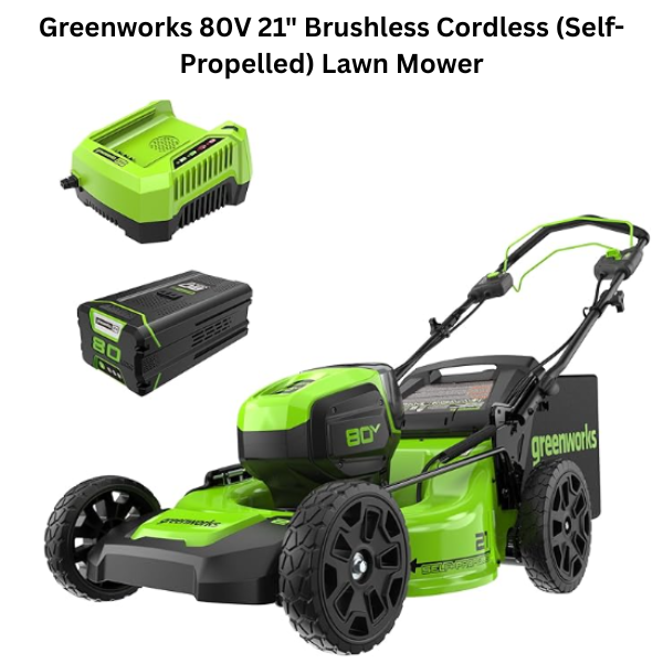 Greenworks 80V 21" Brushless Cordless (Self-Propelled) Lawn Mower on Amazon
