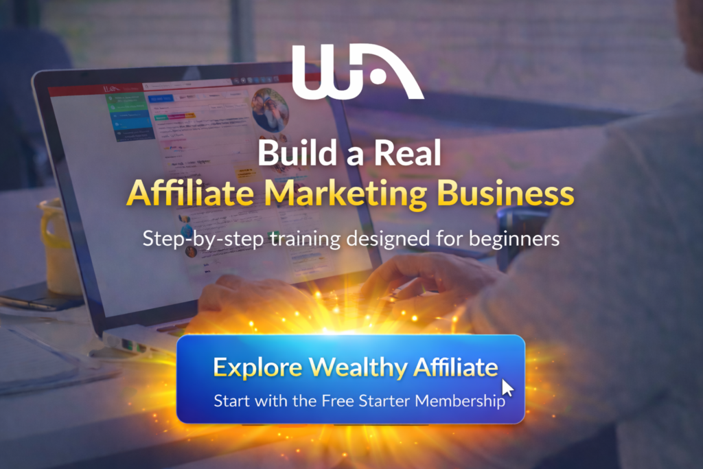 Wealthy Affiliate free starter membership click link. 