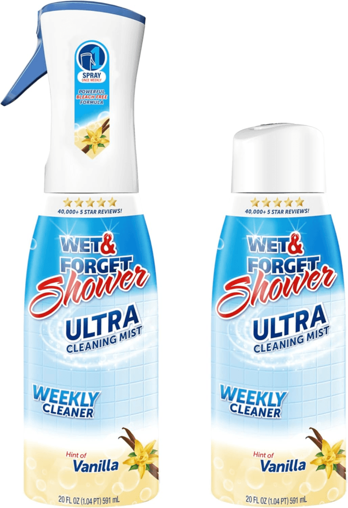 Wet and Forget shower cleaner click link to shop on Amazon. 