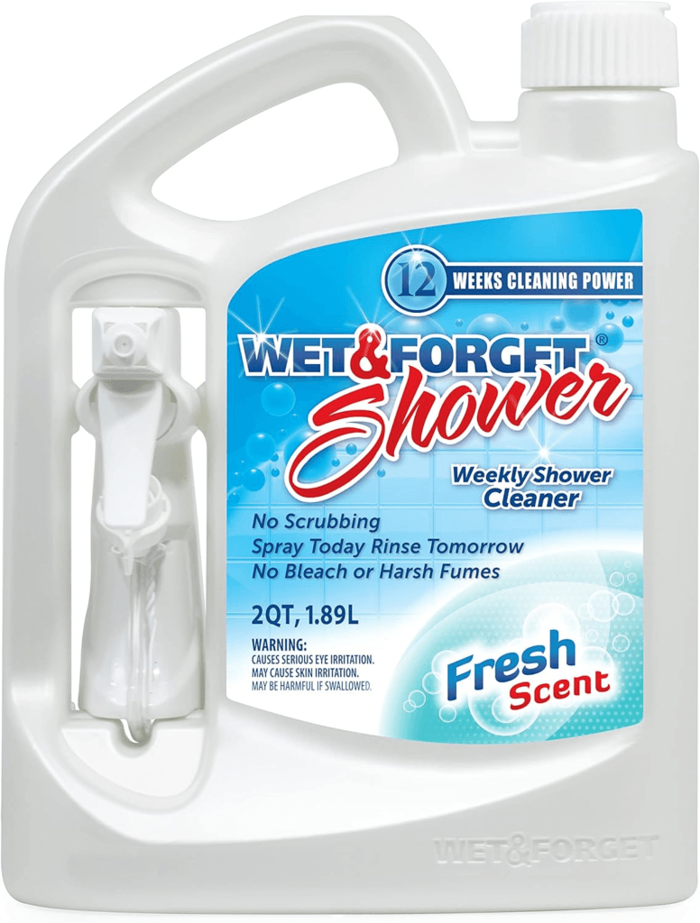 Wet and Forget shower cleaner click link to shop on Amazon. 